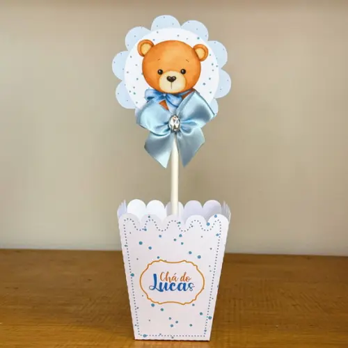 Aquivos de Corte Centro de Mesa Cha de Bebe Ursinho