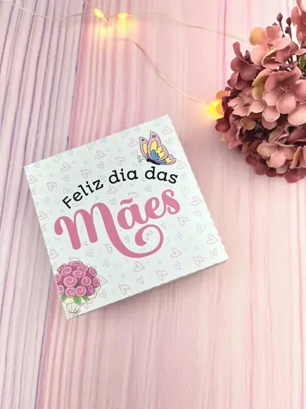 Arquivo de Corte Caixa Fotos Dia das Mães