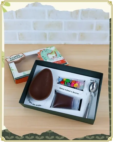 Arquivo de Corte Caixa Mini Confeiteiro Dinossauro
