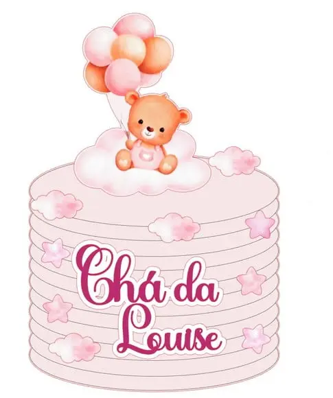 Arquivo de Corte Cha de Bebe Ursinha