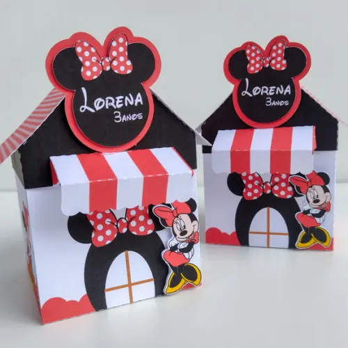 Aquivos de Corte Casinha Minnie Vermelha
