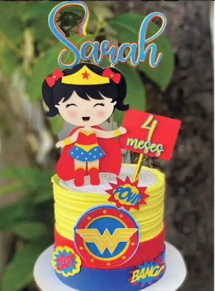 Arquivo de Corte Topo Mulher Maravilha Cute