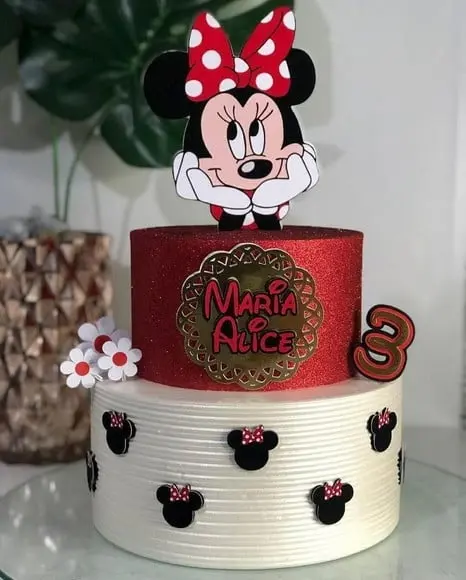 Aquivos de Corte Topo Minnie Vermelha