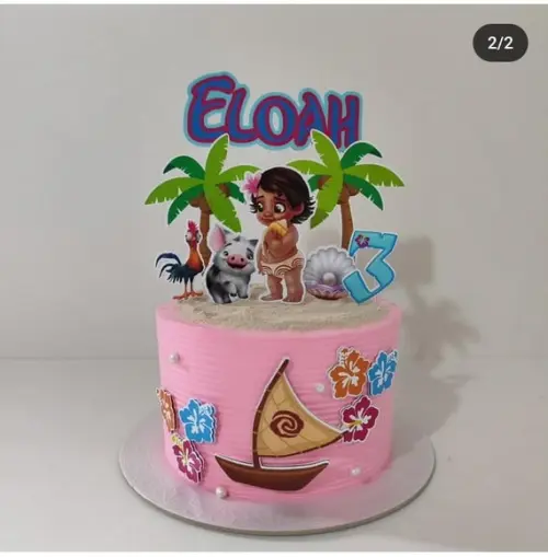 Arquivo de Corte Topo de Bolo Moana