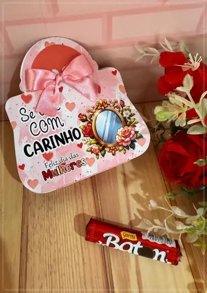 Arquivo Digital Bolsinha Batom Dia das Mulheres
