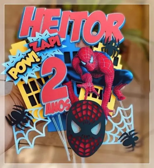 Arquivo de Corte Topo Homem Aranha