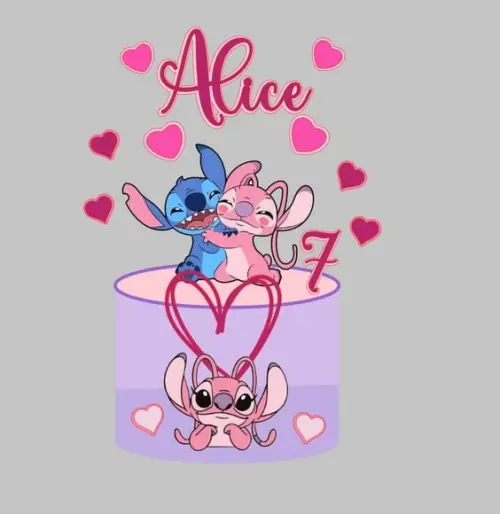 Arquivo de Corte Topo Lilo e Stitch 01