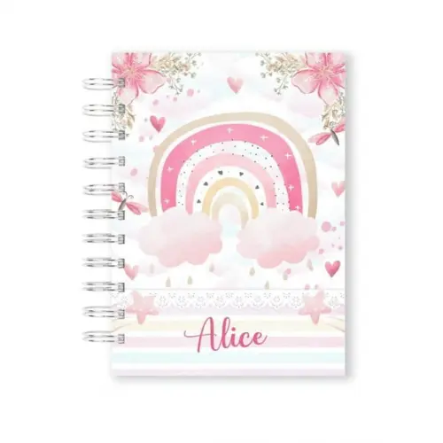 Arquivo de Digital Caderno Arco Iris Boho