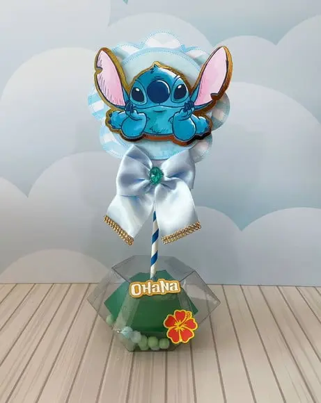 Arquivo de Corte Caixa Centro de Mesa Lilo e Stitch