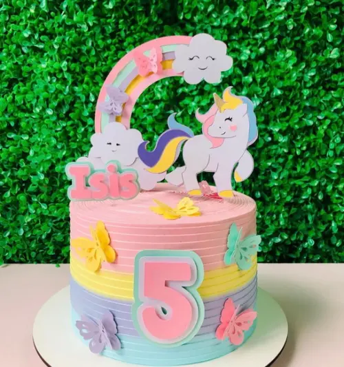 Arquivo de Corte Topo Unicornio em Camadas