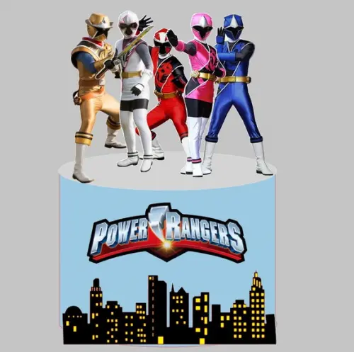 Arquivo de Corte Topo Power Rangers