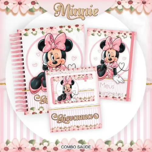 Arquivo de Corte Combo Saude Minnie