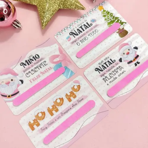 Arquivo de Corte Tag Lixa de Unhas Natal