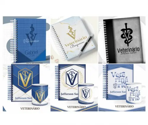 Arquivo Digital Combo Capas Agenda Veterinário