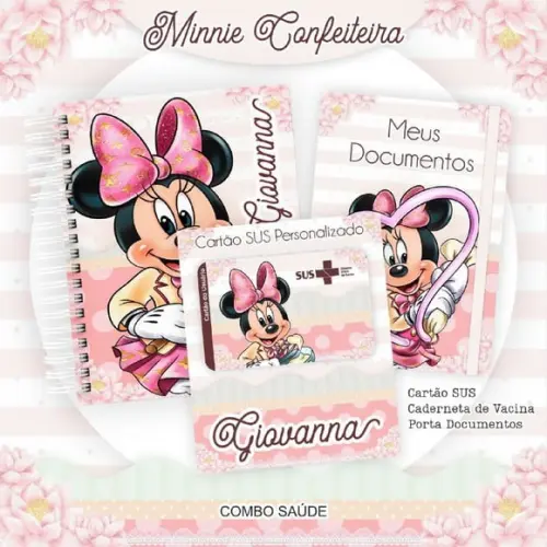 Arquivo Digital Combo Saude Minnie Confeitaria