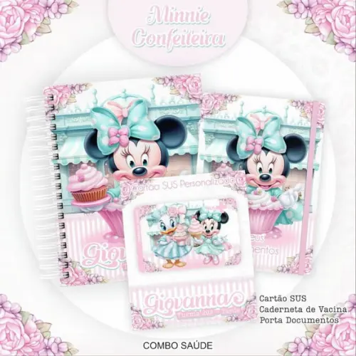 Arquivo de Corte Combo Saude Minnie