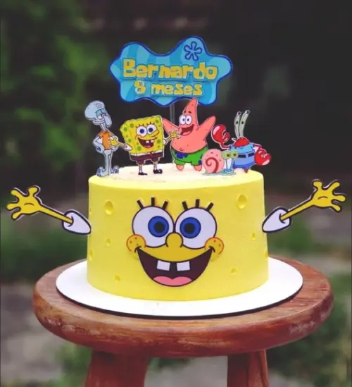 Arquivo de Corte Topo Bob Esponja