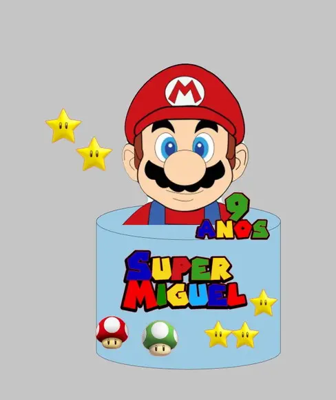 Arquivo de Corte Topo Super Mario Bross