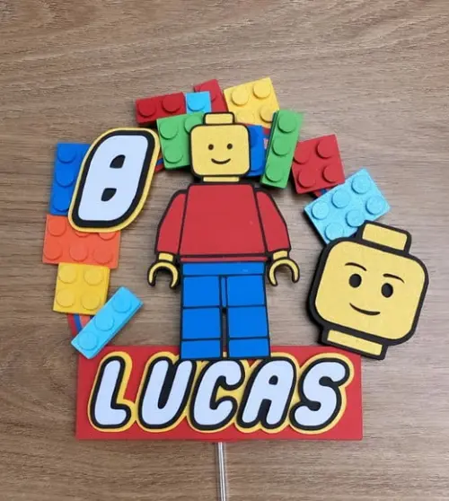 Arquivo de Corte Topo Lego Bloquinho