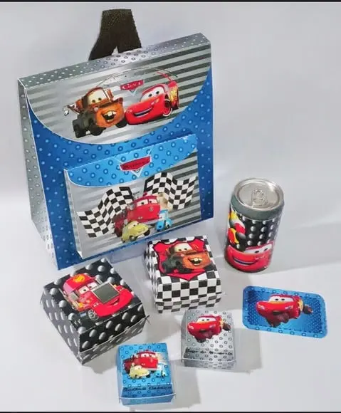 Arquivo de Corte Kit Mochila Carros Disney