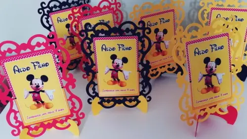 Aquivos de Corte Porta Retrato Mickey Mouse
