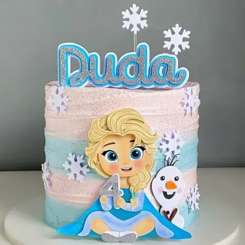 Arquivo de Corte Topo de Bolo Frozen