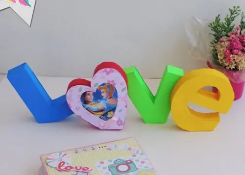 Arquivo de Corte Love Letra em 3d