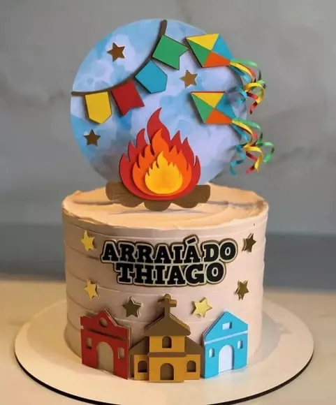 Aquivo de Corte Topo de Bolo Festa Junina