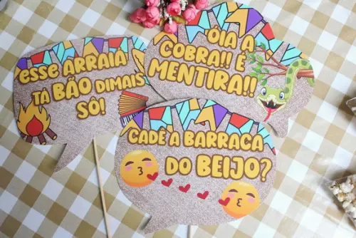 Arquivos de Corte Plaquinhas Festas Juninas