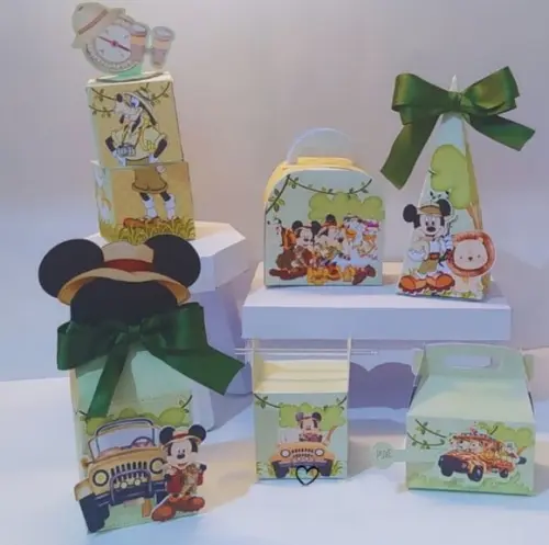 Arquivos de Corte Mickey Safari Aquarela