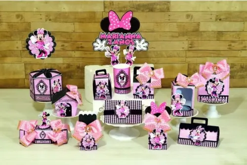Aquivos de Corte Centro de Mesa Minnie