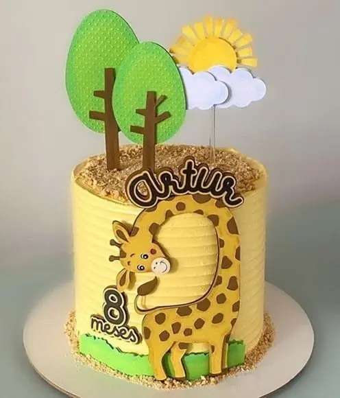 Arquivo de Corte Topo Girafinha Torta