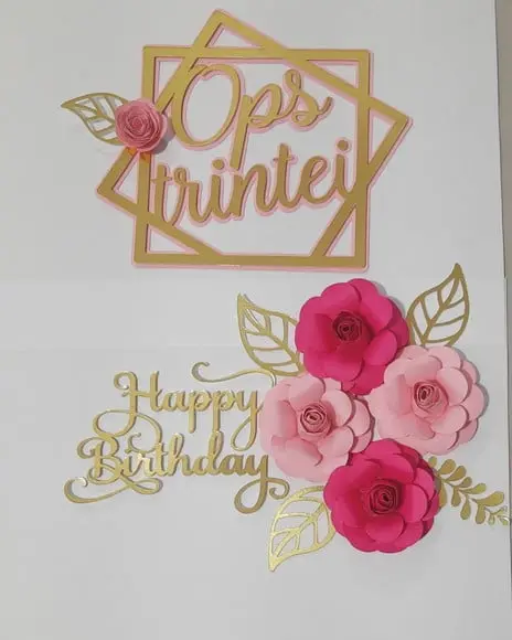 Arquivo de Corte Aniversário Trintei