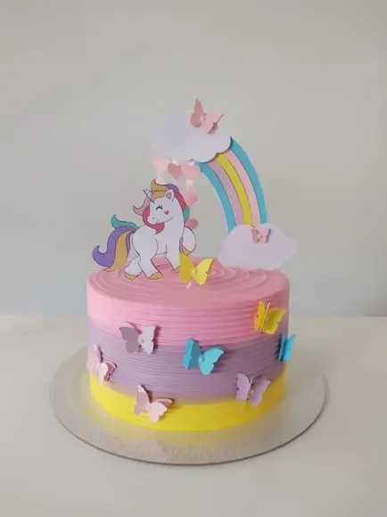 Arquivo de Corte Topo Unicornio em Camadas