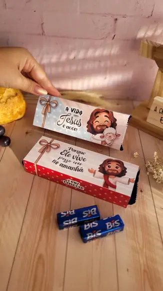 Arquivo de Corte Cinta para Bis Páscoa Ele Vive