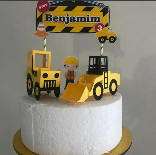 Arquivo de Corte Topo de Bolo Construção