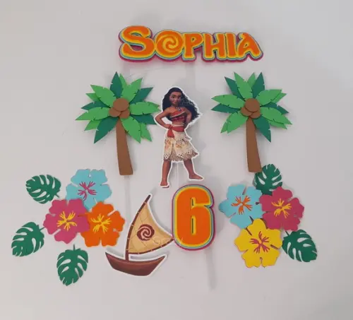 Arquivo de Corte Topo de Bolo Moana