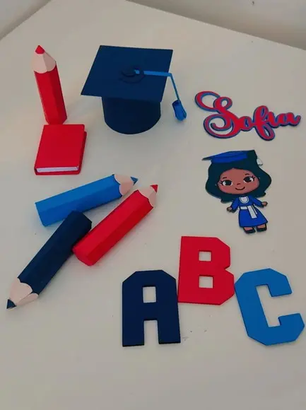 Arquivo de Corte Silhouette Formatura Abc Envio Imediato