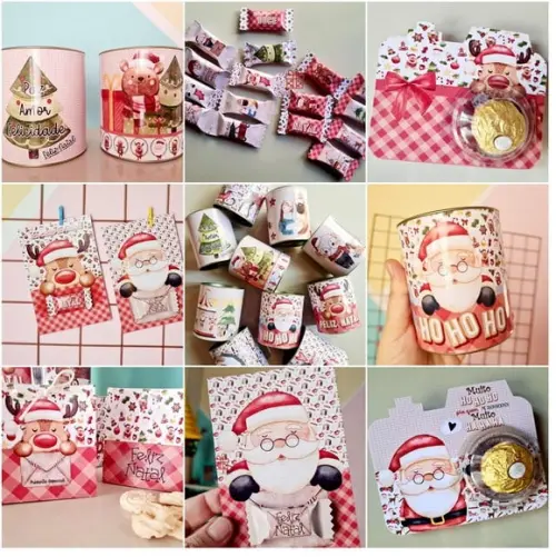 Arquivo de Corte Kit Natal Aquarela