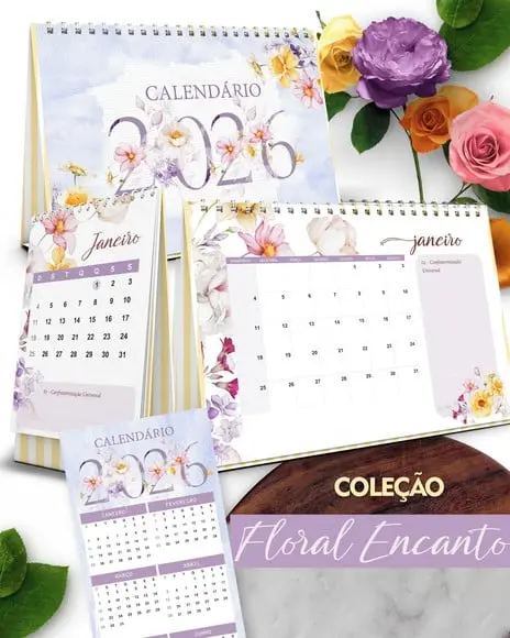 Arquivo de Corte Combo Calendário 2026