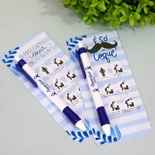 Arquivo Digital Cartão Caneta Novembro Azul