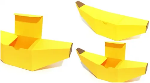 Arquivo de Corte Caixa Banana Minions