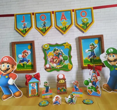 Arquivo de Corte Kit Luigi Mario Bros