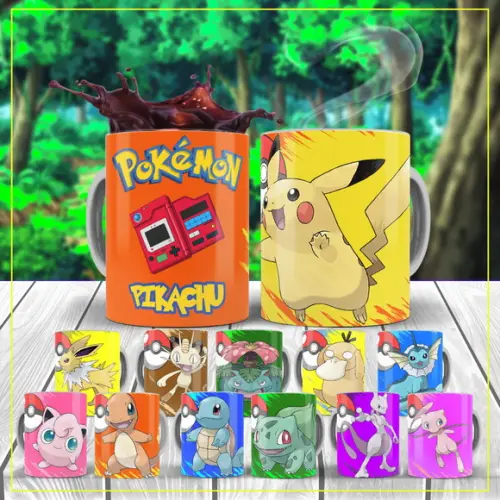 Arquivo Digital Combo para Caneca Pokémon