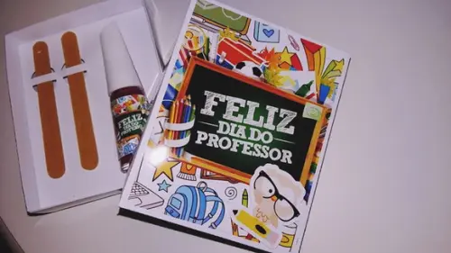 Arquivo de Corte Caixa Esmalte Dia dos Professores