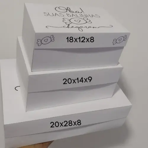 Arquivo de Corte Moldes de Caixas Balinhas