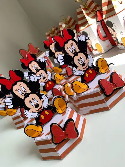 Arquivos de Corte Caixas Mickey e Minnie