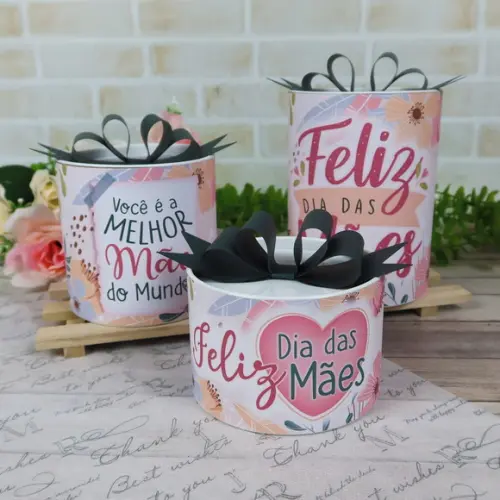 Arquivo de Corte Caixa 6 Doces Flork Dia das Mães Studio/pdf