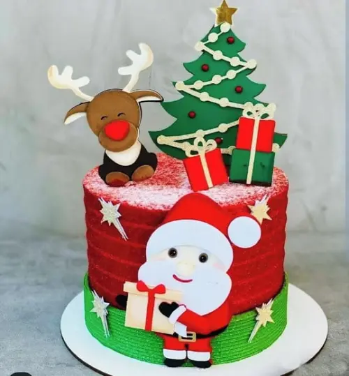 Arquivo de Corte Topo de Bolo Natal 01