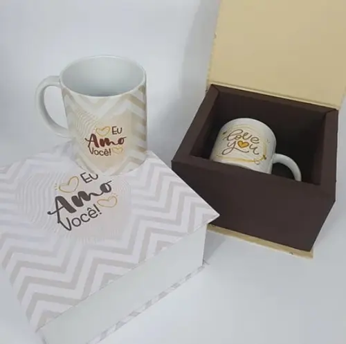 Arquivo de Corte Caixa para Caneca